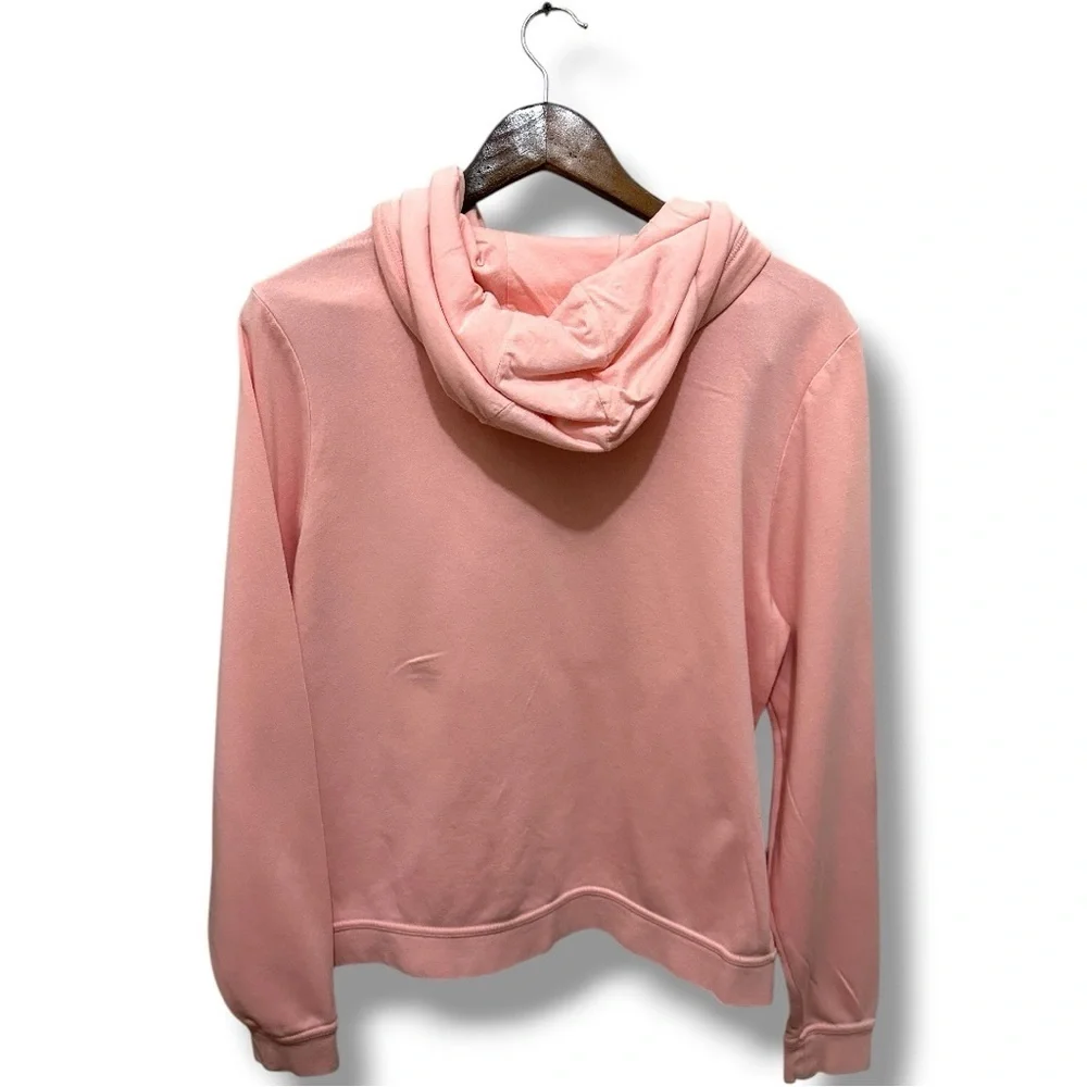 400 Nike | NWOT Blush Pink Graphic Pullover Hoodie (Size M)